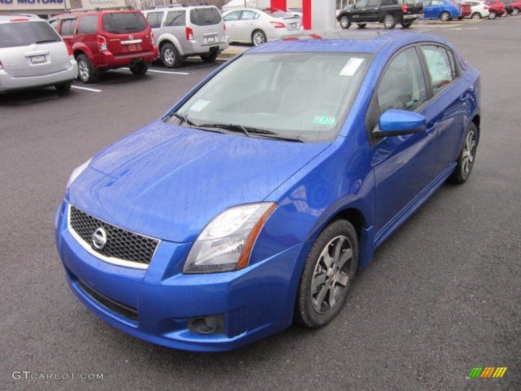 2012 Sentra 2.0 SR Special Edition - Metallic Blue / Charcoal photo #3