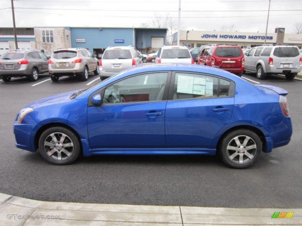 2012 Sentra 2.0 SR Special Edition - Metallic Blue / Charcoal photo #4