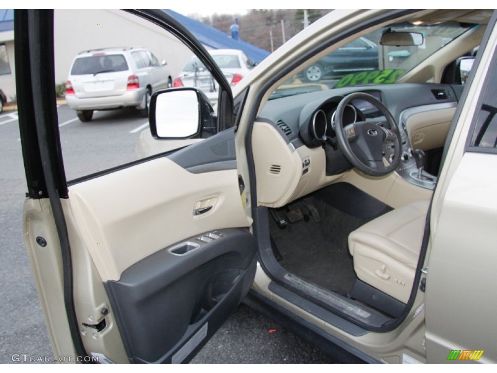 Desert Beige Interior 2009 Subaru Tribeca Limited 5 Passenger Photo #58655519