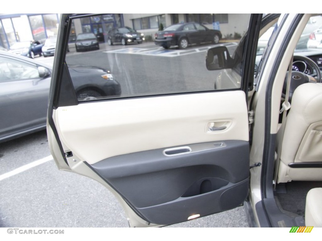 2009 Subaru Tribeca Limited 5 Passenger Desert Beige Door Panel Photo #58655546