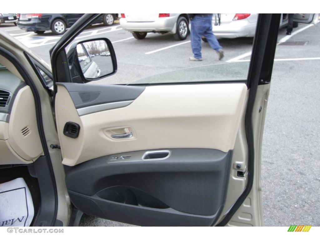 2009 Subaru Tribeca Limited 5 Passenger Desert Beige Door Panel Photo #58655591