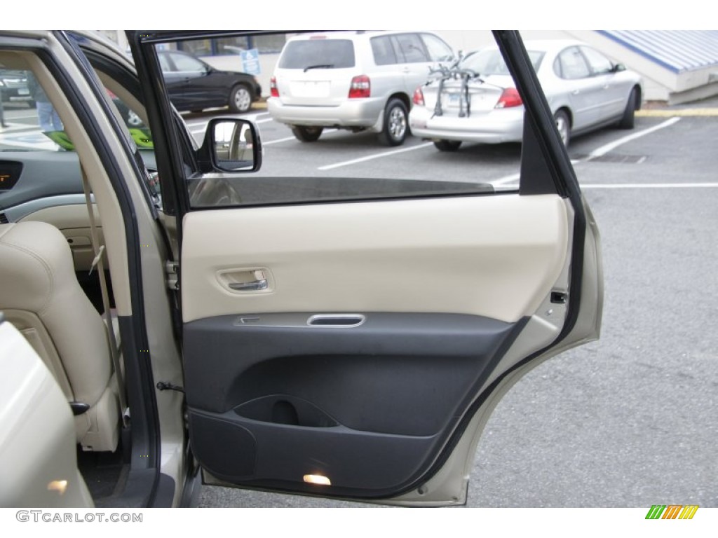 2009 Subaru Tribeca Limited 5 Passenger Desert Beige Door Panel Photo #58655600