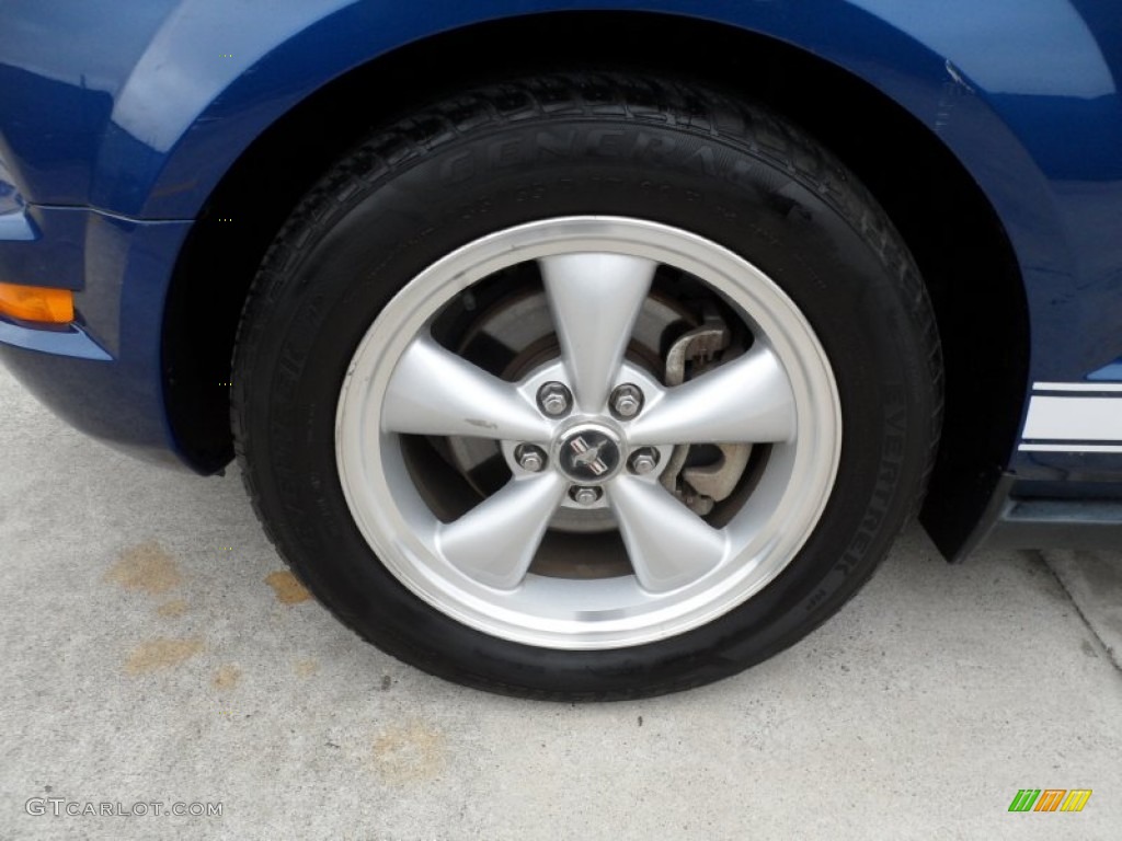 2007 Mustang V6 Premium Coupe - Vista Blue Metallic / Dark Charcoal photo #12