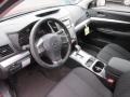 Off Black 2012 Subaru Outback 2.5i Premium Interior Color