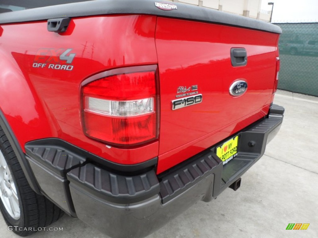 2006 F150 FX4 SuperCrew 4x4 - Bright Red / Black photo #20