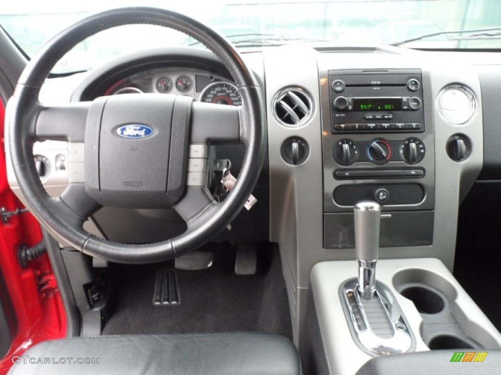 2006 Ford F150 FX4 SuperCrew 4x4 Black Dashboard Photo #58656779