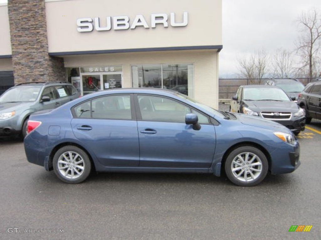 Marine Blue Pearl 2012 Subaru Impreza 2.0i Premium 4 Door Exterior Photo #58657196