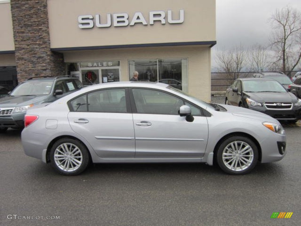 Ice Silver Metallic 2012 Subaru Impreza 2.0i Limited 4 Door Exterior Photo #58657397