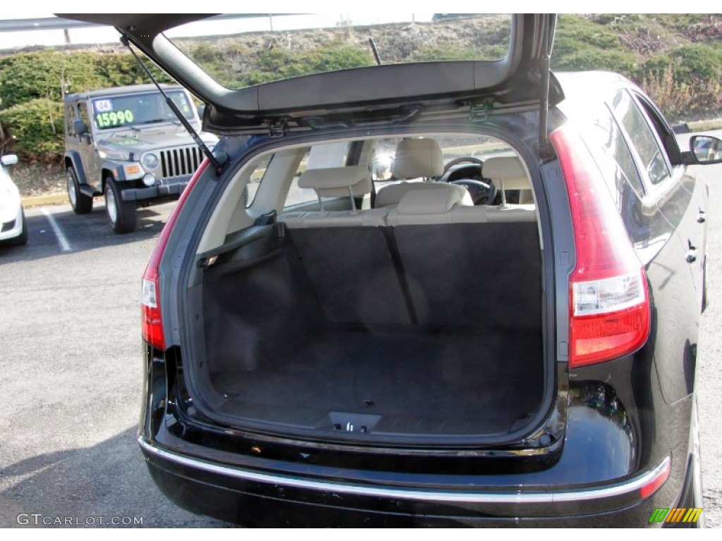 2010 Elantra Touring GLS - Ebony Black / Beige photo #8