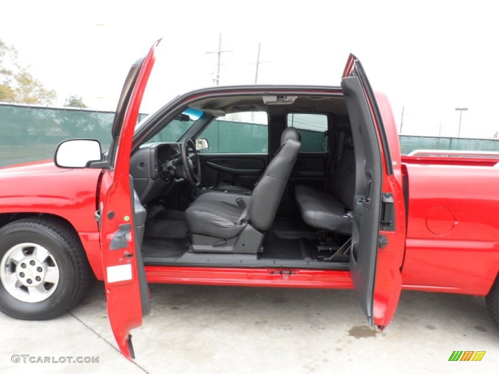2000 Silverado 1500 Extended Cab - Victory Red / Graphite photo #29