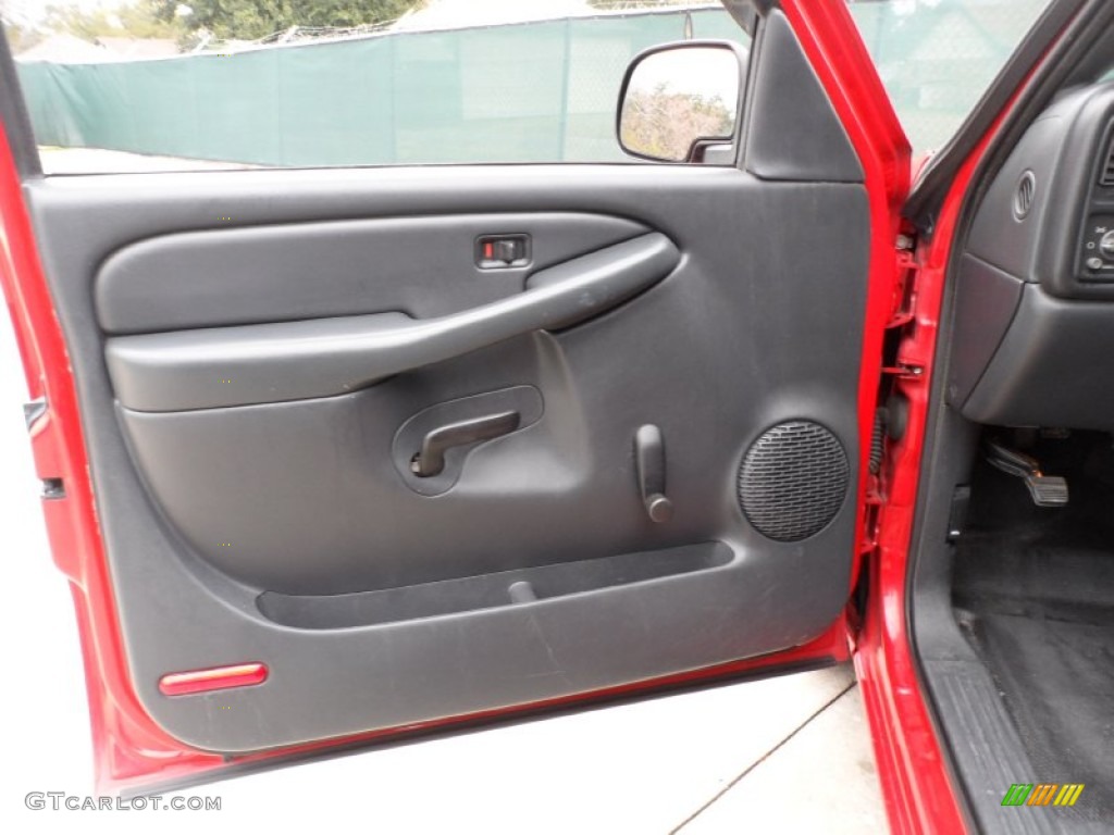 2000 Chevrolet Silverado 1500 Extended Cab Graphite Door Panel Photo #58657522
