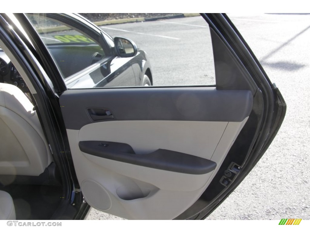 2010 Elantra Touring GLS - Ebony Black / Beige photo #21