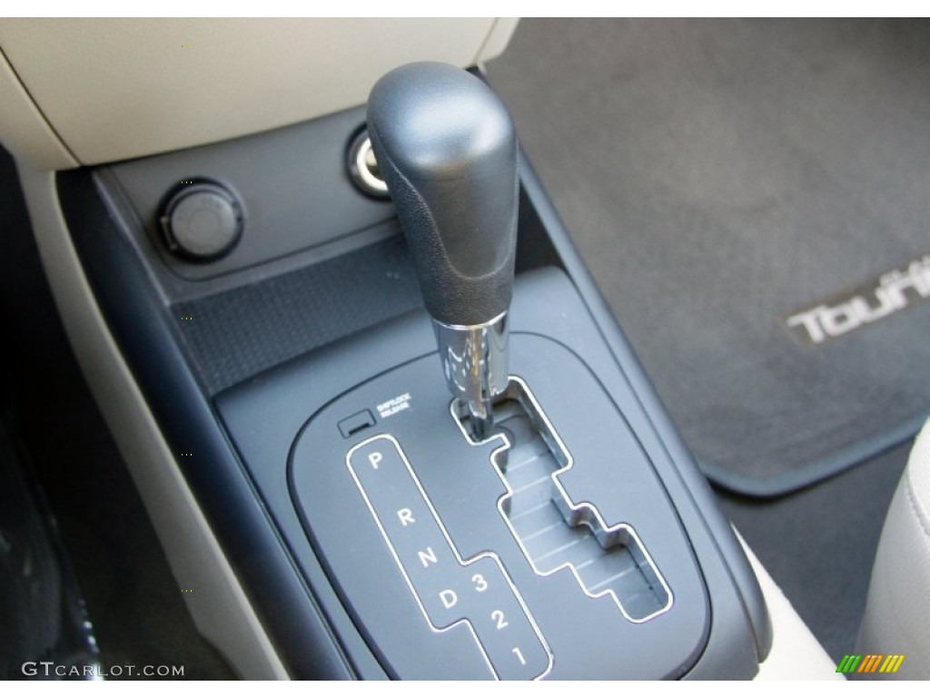 2010 Elantra Touring GLS - Ebony Black / Beige photo #23