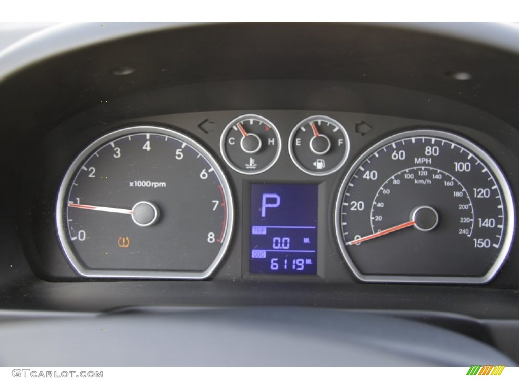 2010 Elantra Touring GLS - Ebony Black / Beige photo #24