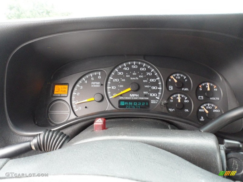 2000 Chevrolet Silverado 1500 Extended Cab Gauges Photo #58657616