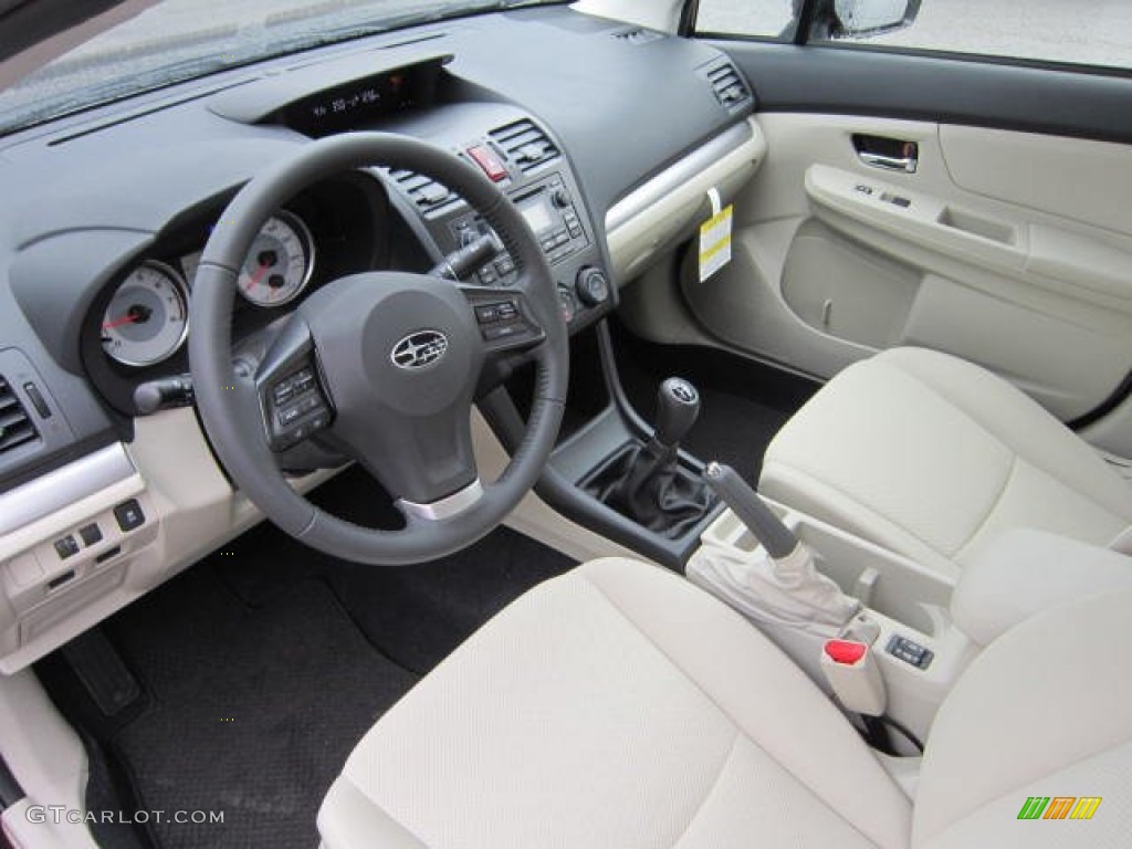 Ivory Interior 2012 Subaru Impreza 2.0i Premium 4 Door Photo #58657655