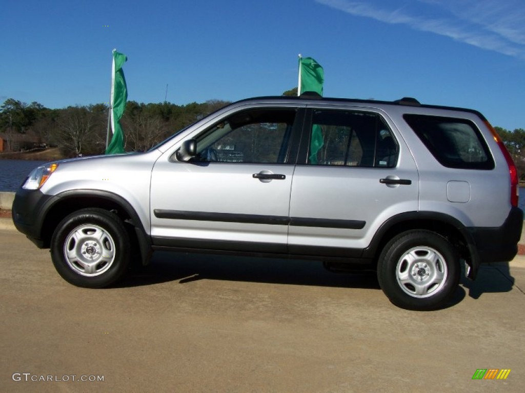 2003 CR-V LX - Satin Silver Metallic / Black photo #8