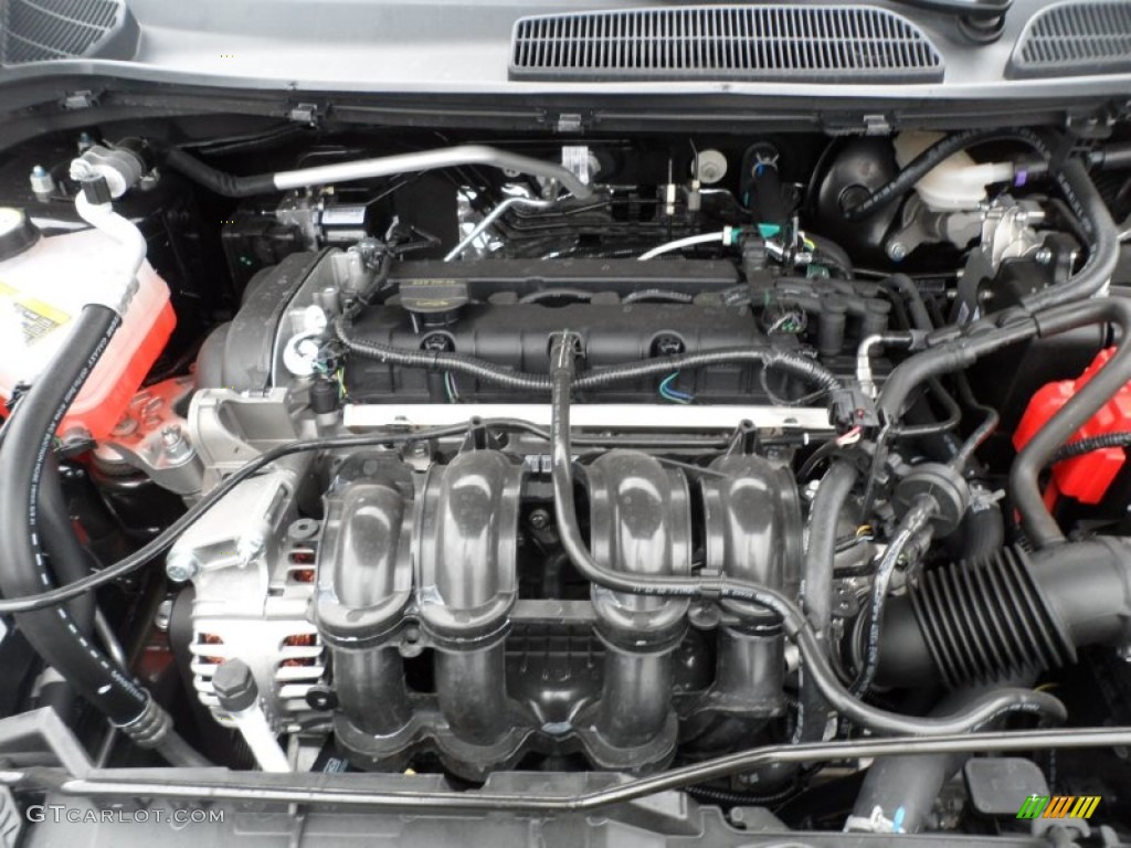 2012 Ford Fiesta SE SFE Hatchback Engine Photos