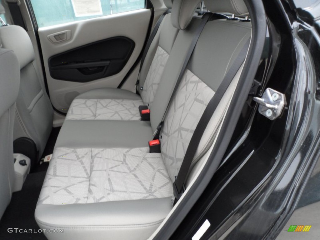 Light Stone/Charcoal Black Interior 2012 Ford Fiesta SE SFE Hatchback Photo #58658222