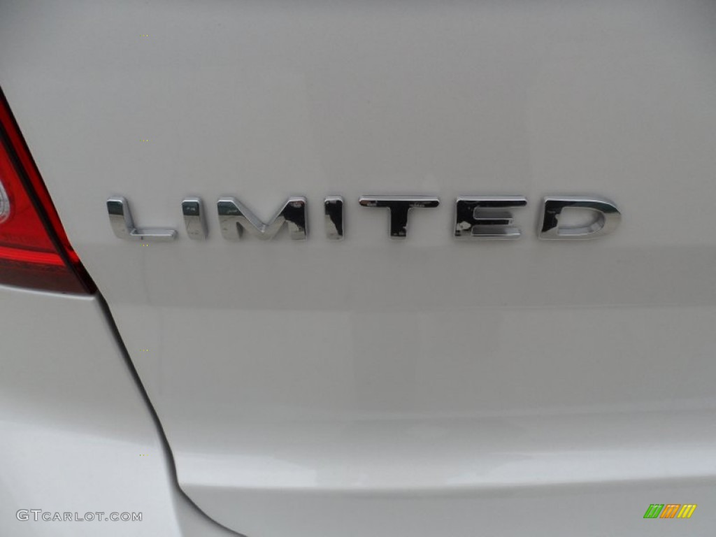 2012 Explorer Limited EcoBoost - White Platinum Tri-Coat / Charcoal Black photo #14