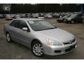 2006 Alabaster Silver Metallic Honda Accord EX-L V6 Sedan  photo #3