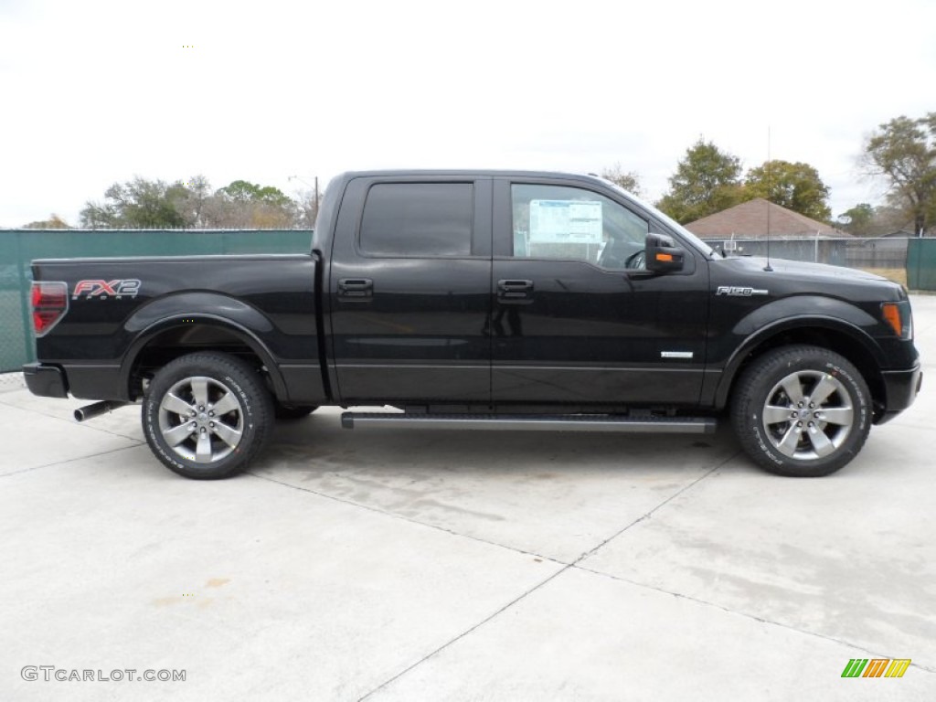 Tuxedo Black Metallic 2012 Ford F150 FX2 SuperCrew Exterior Photo #58659641