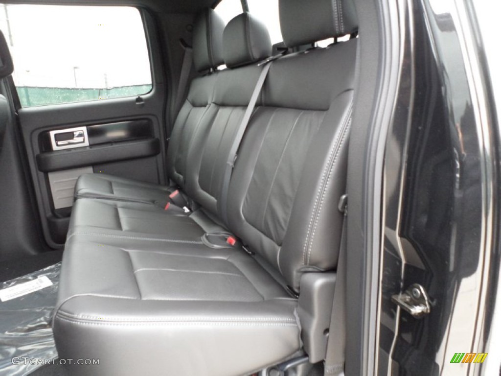 Black Interior 2012 Ford F150 FX2 SuperCrew Photo #58659770