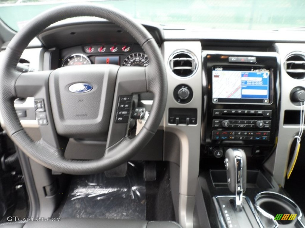 2012 Ford F150 FX2 SuperCrew Black Dashboard Photo #58659806