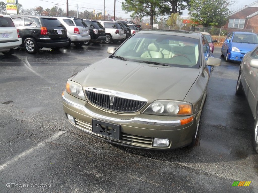 2002 LS V8 - Medium Cypress Green Metallic / Truffle photo #1