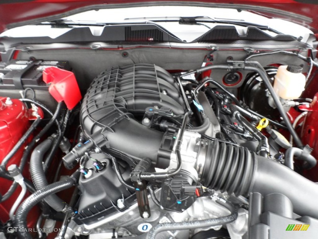2012 Ford Mustang V6 Coupe 3.7 Liter DOHC 24-Valve Ti-VCT V6 Engine Photo #58660340