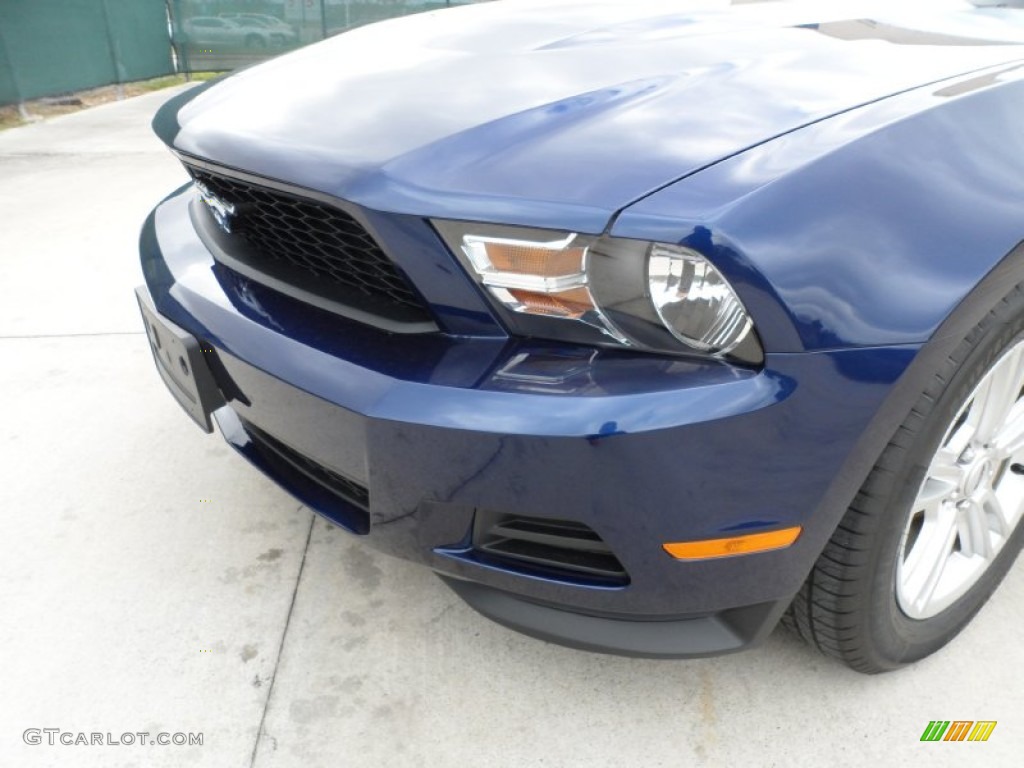 2012 Mustang V6 Coupe - Kona Blue Metallic / Stone photo #10