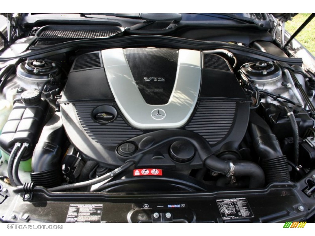 2004 Mercedes-Benz S 600 Sedan 5.5 Liter Twin-Turbocharged SOHC 36-Valve V12 Engine Photo #58661003