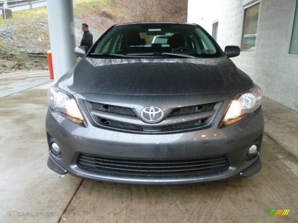 2012 Corolla S - Magnetic Gray Metallic / Dark Charcoal photo #6