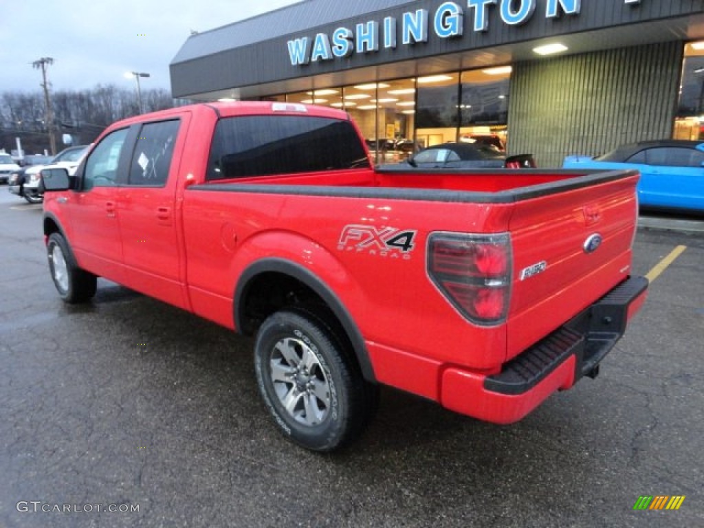 2012 F150 FX4 SuperCrew 4x4 - Race Red / Black photo #2