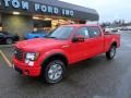 2012 Race Red Ford F150 FX4 SuperCrew 4x4  photo #8