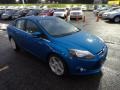 2012 Blue Candy Metallic Ford Focus Titanium Sedan  photo #6