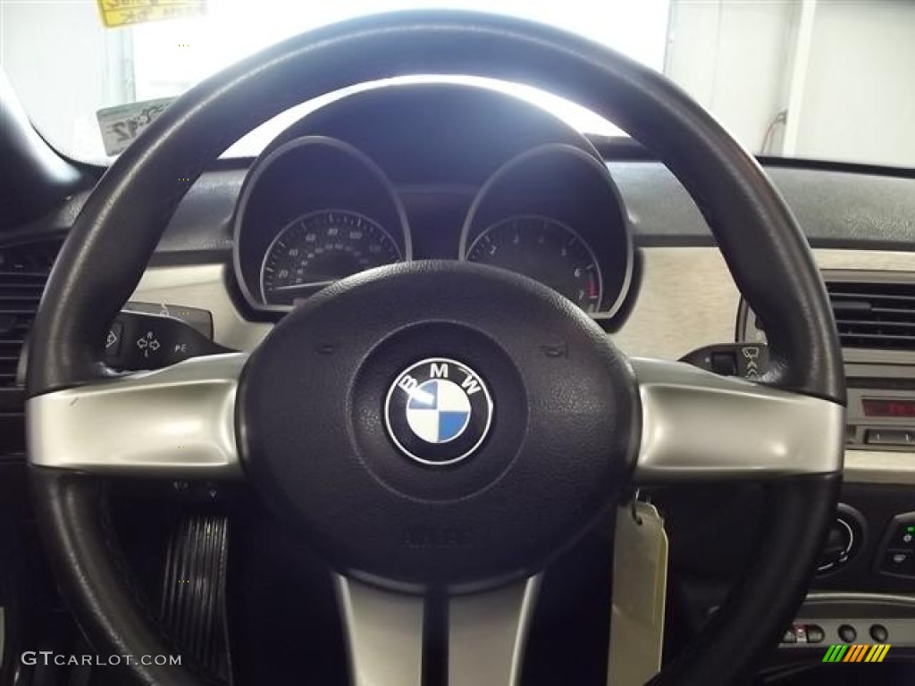2003 Z4 3.0i Roadster - Titanium Silver Metallic / Black photo #18