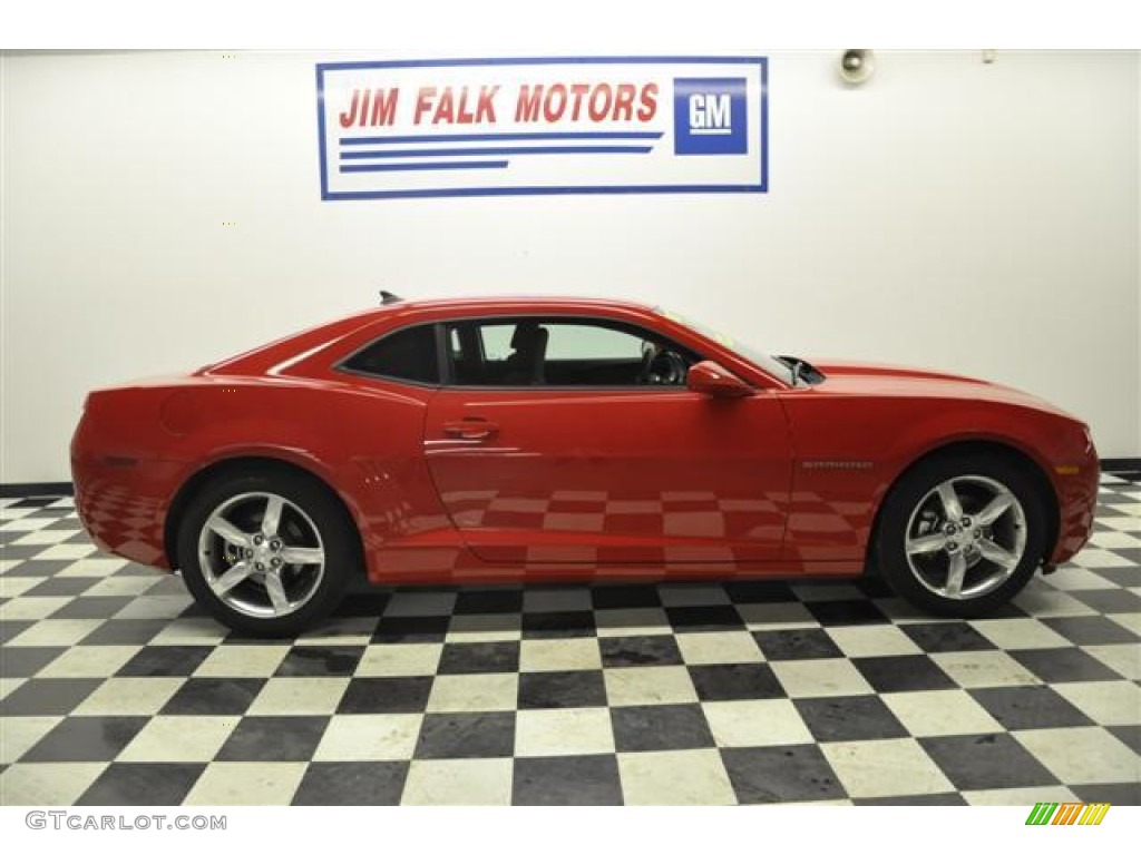 2011 Camaro LT Coupe - Victory Red / Gray photo #22