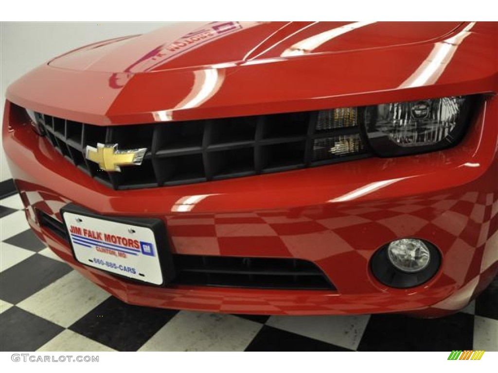 2011 Camaro LT Coupe - Victory Red / Gray photo #24