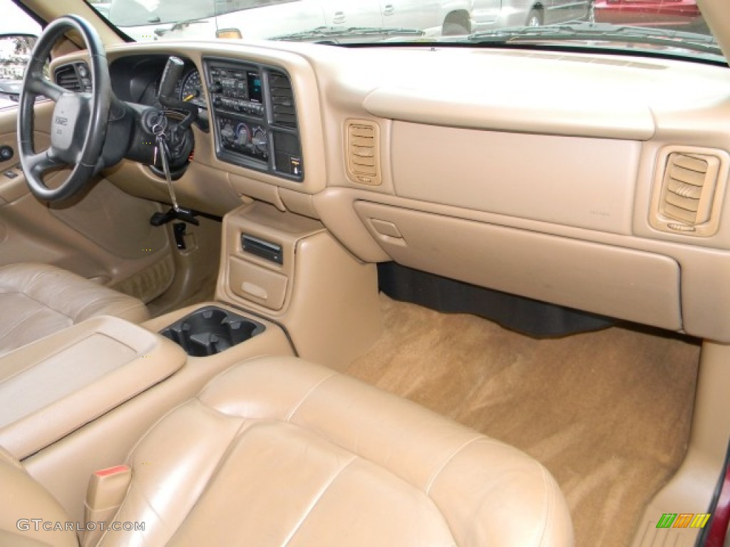 1999 GMC Sierra 1500 Z71 Extended Cab 4x4 Beige Dashboard Photo #58669736