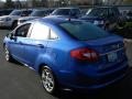 2011 Blue Flame Metallic Ford Fiesta SEL Sedan  photo #4