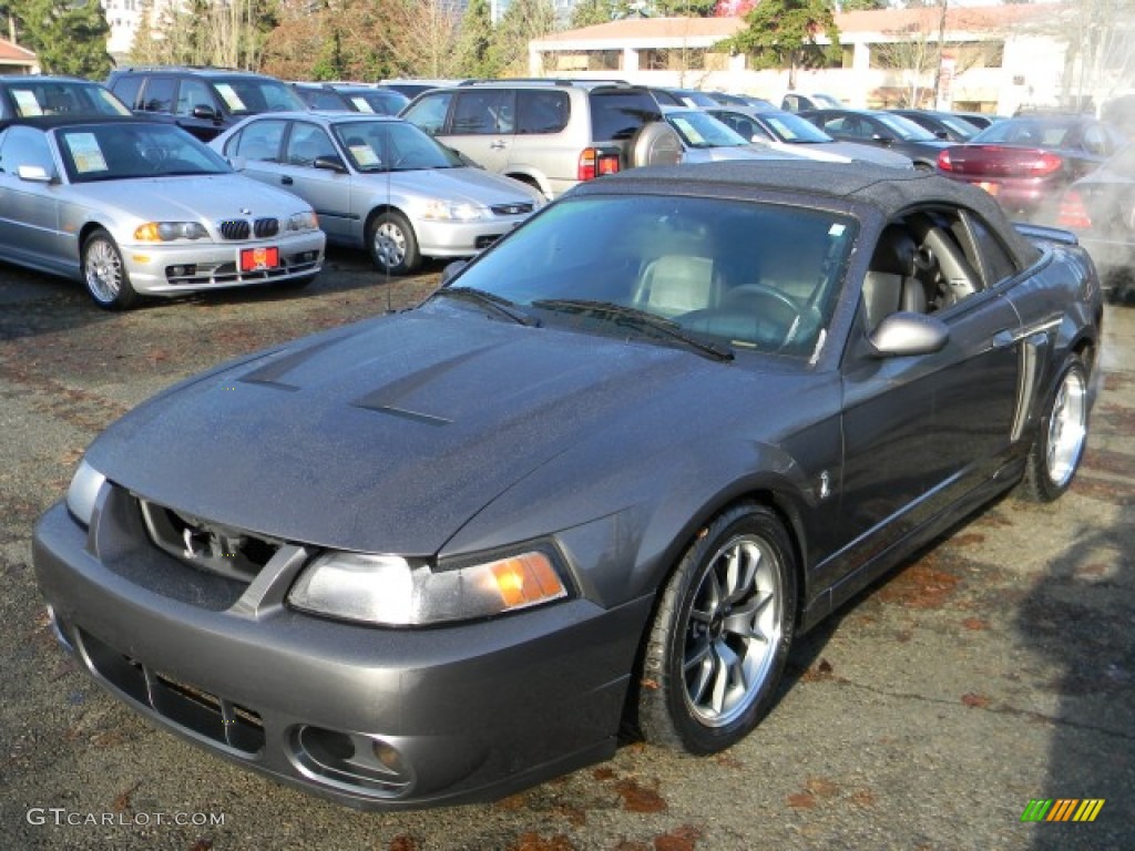 2003 Mustang Cobra Convertible - Dark Shadow Grey Metallic / Dark Charcoal/Medium Graphite photo #1