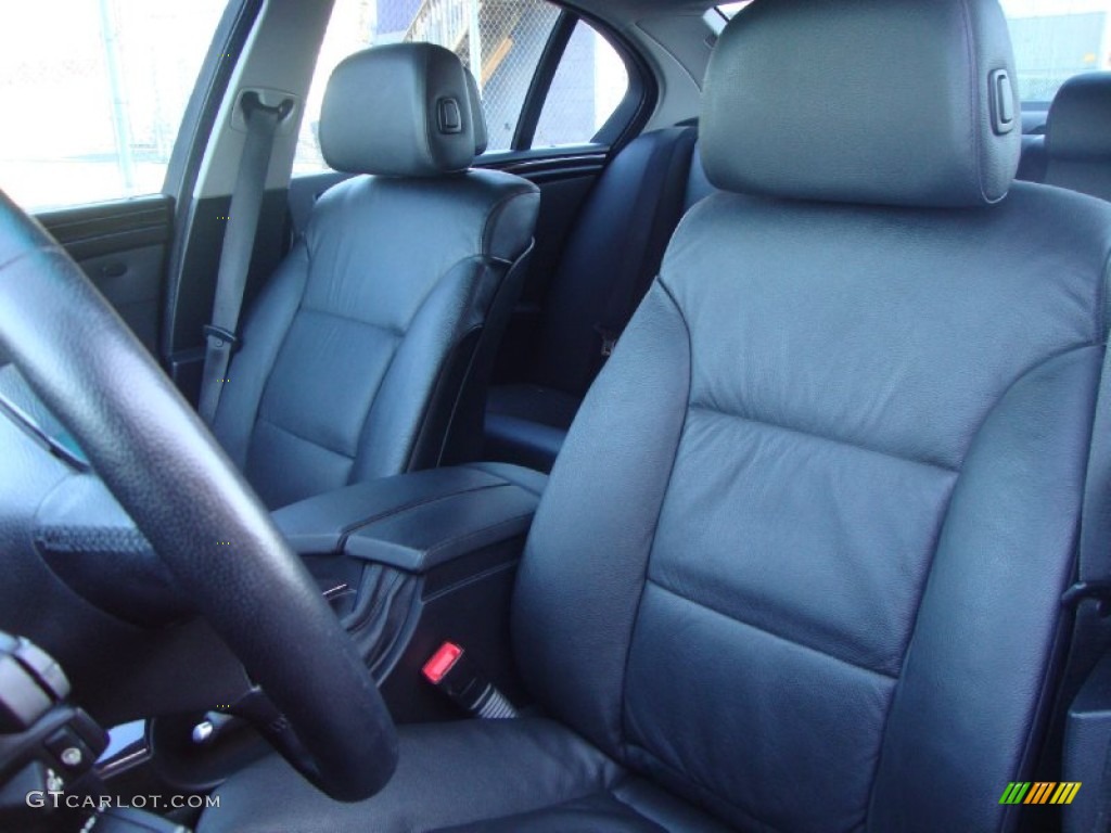 2009 5 Series 528xi Sedan - Carbon Black Metallic / Black photo #10