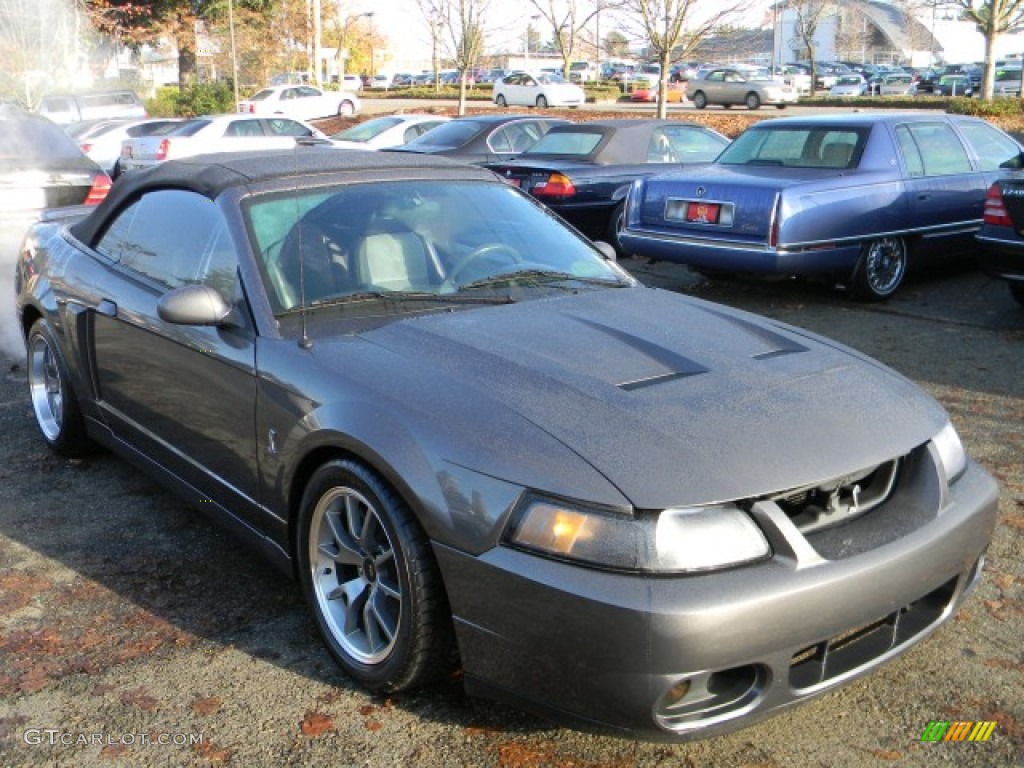 2003 Mustang Cobra Convertible - Dark Shadow Grey Metallic / Dark Charcoal/Medium Graphite photo #2