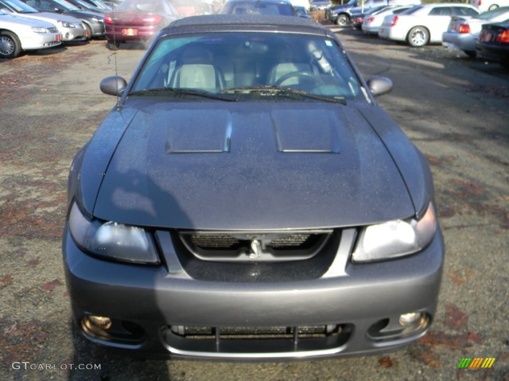 2003 Mustang Cobra Convertible - Dark Shadow Grey Metallic / Dark Charcoal/Medium Graphite photo #3