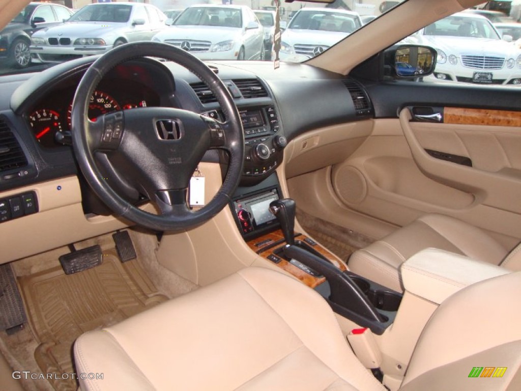 2004 Accord EX V6 Coupe - San Marino Red Pearl / Ivory photo #8