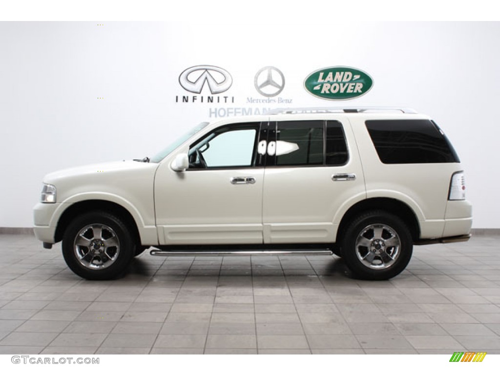2004 Explorer Limited AWD - Ceramic White Tri Coat Metallic / Graphite photo #2