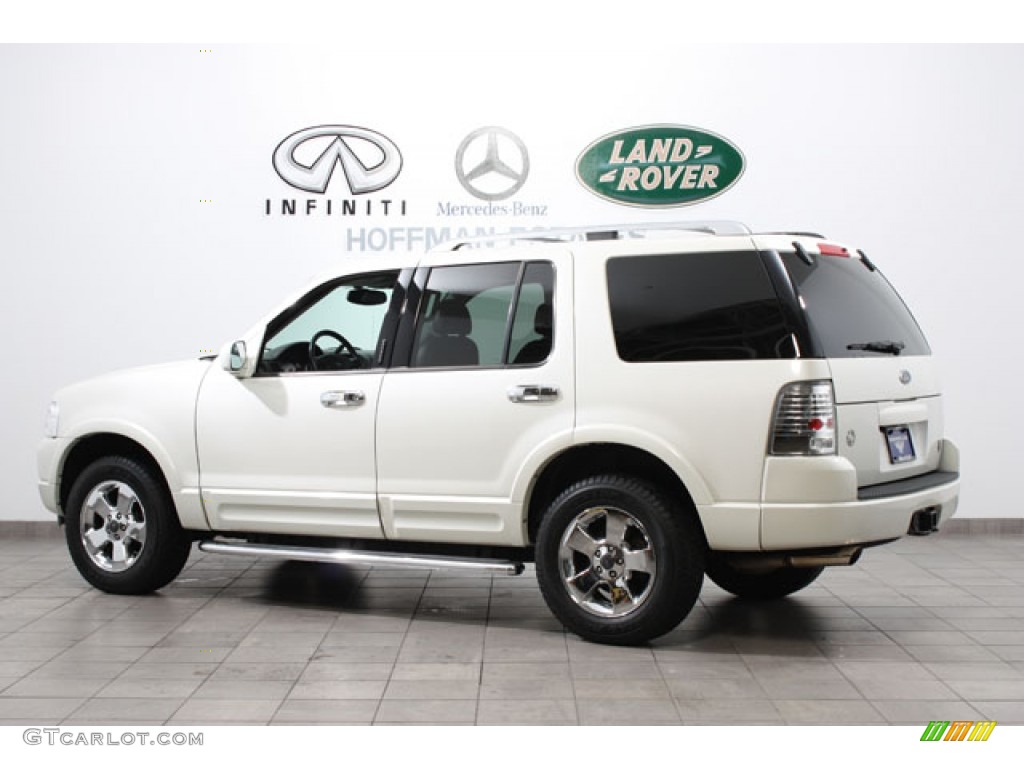 2004 Explorer Limited AWD - Ceramic White Tri Coat Metallic / Graphite photo #5