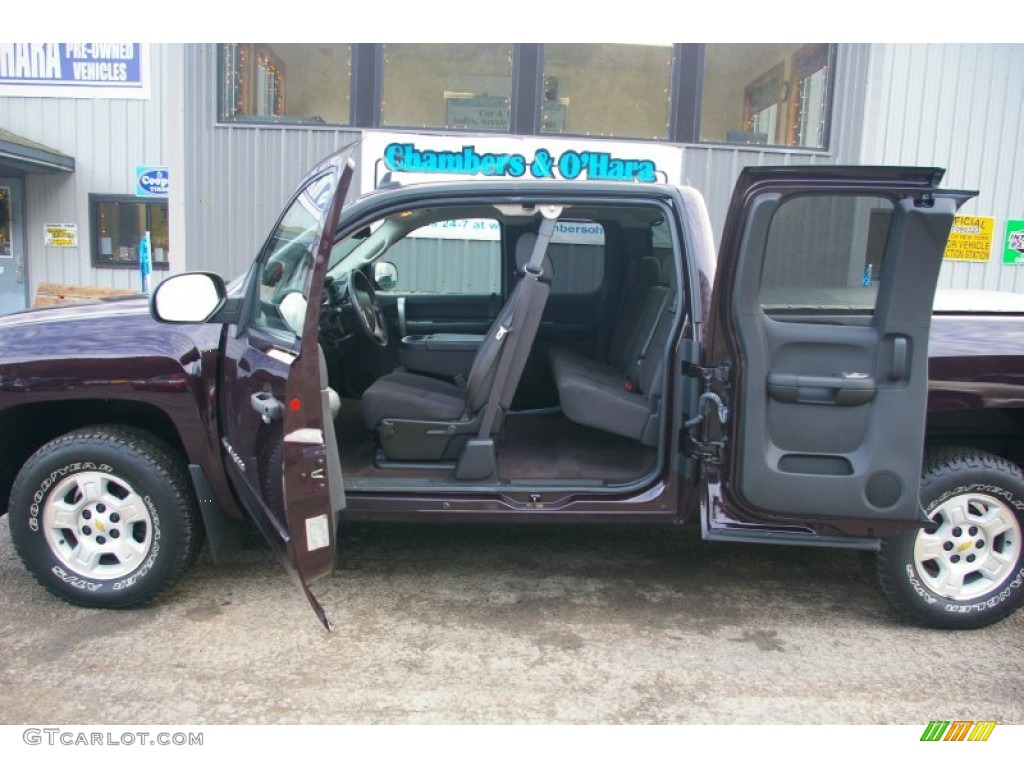 2008 Silverado 1500 Z71 Extended Cab 4x4 - Dark Cherry Metallic / Ebony photo #4