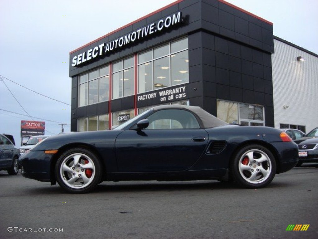 1999 Boxster  - Ocean Blue Metallic / Graphite Grey photo #3
